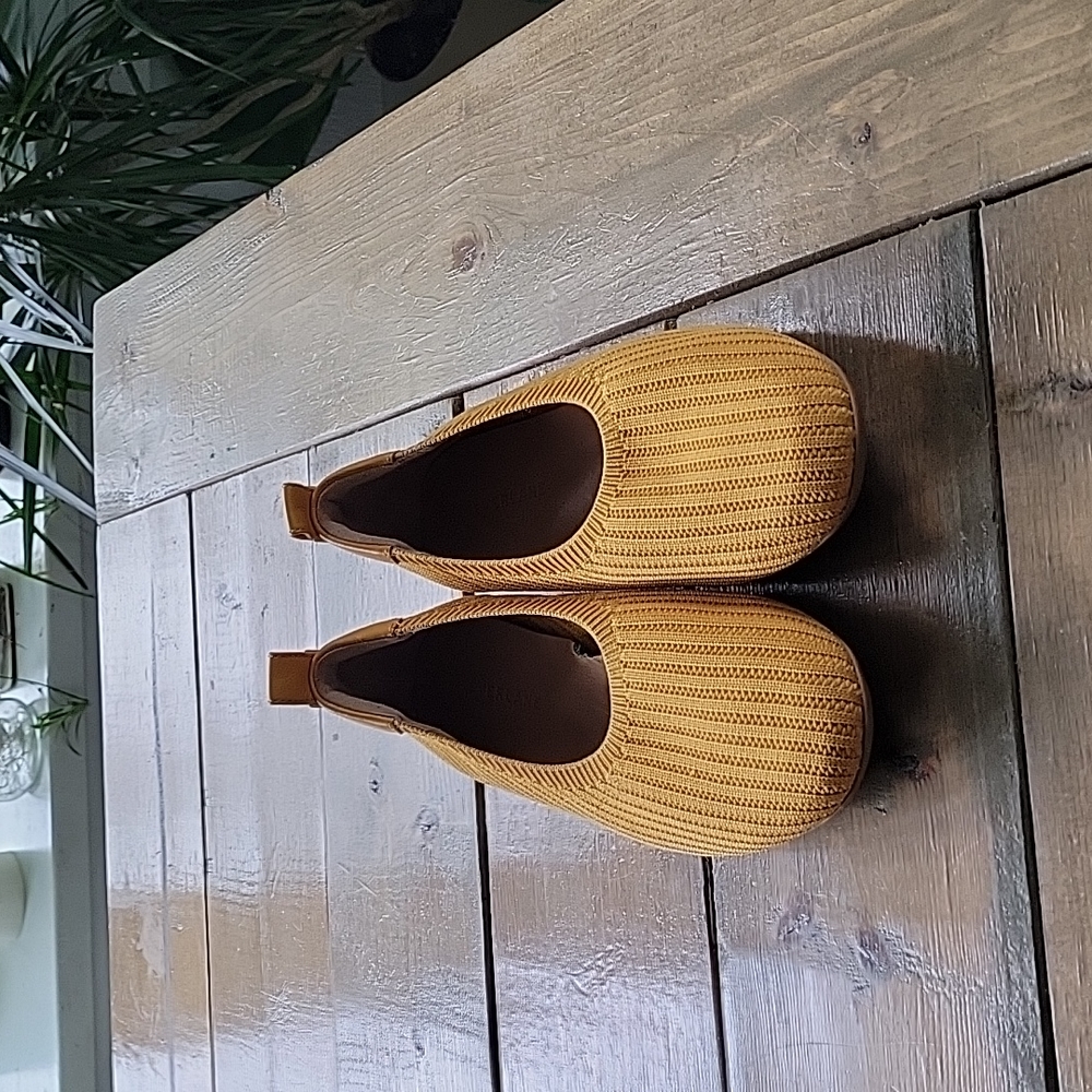 EVERLANE “Day Glove ReKnit” Ribbed Knit Ballet Flats Loafers